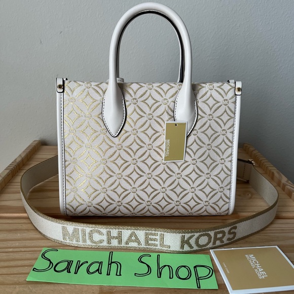🌼Michael Kors Mirella small shopper top zip Xbody - Picture 2 of 14
